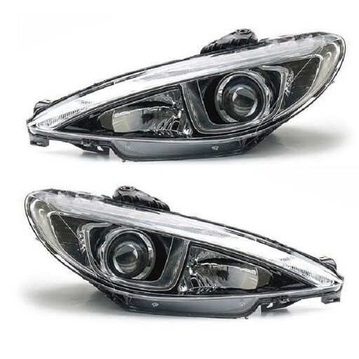 چراغ جلو پژو ۲۰۶ طرح ۲۰۷ - یک سال ضمانت تعویض